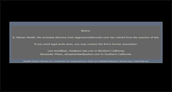 Desktop Screenshot of aggressiveadvocate.com